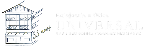 Logotipo Relojoaria e Ótica Universal