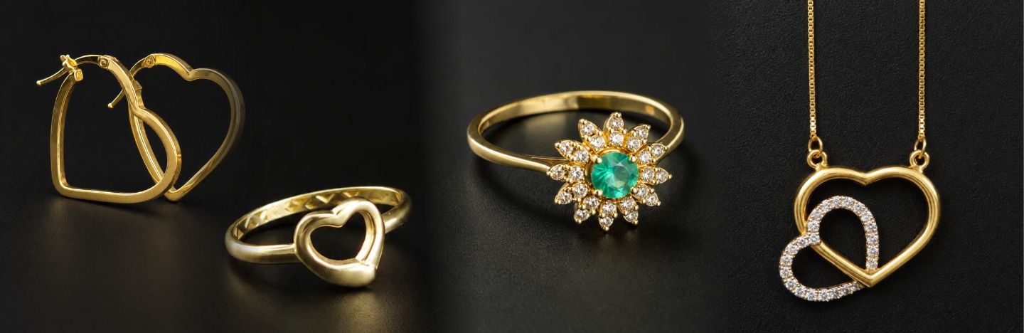 Imagem de capa do artigo A história das alianças: detalhe macro de um par de alianças de casamento sobre uma superfície elegante